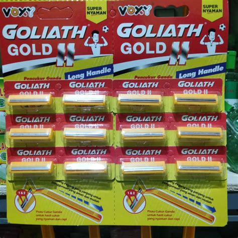 Jual Alat Cukur Jenggot Kumis Goliat Gillette Gold II Kuning Shopee