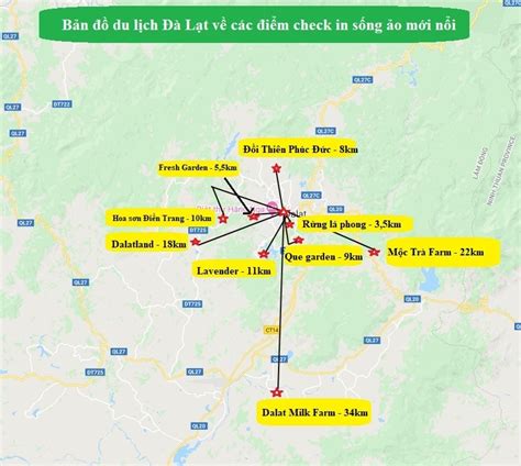 ban  du lich da lat  moi nhat ve vi tri khoang cach