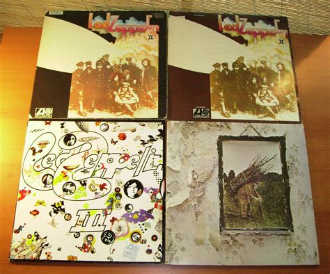 popsike.com - Led Zeppelin- four vinyl albums- II III IV- Lot - auction ...