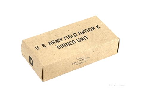 Ww2 Us Army Field Ration K Dinner Unit Box 16 Ur8