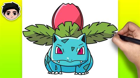 How To Draw Ivysaur From Pokemon Easy Step By Step Youtube