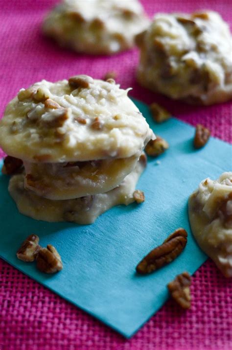 No Bake Coconut Pecan Praline Cookies The Ted Gabber