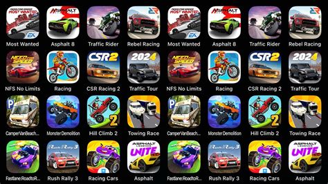 Most Wanted Asphalt 8 Traffic Rider Rebel Racing NFS No Limits