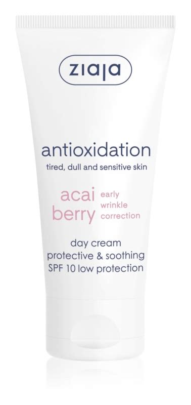 Ziaja Acai Berry καταπραϋντική κρέμα ημέρας SPF 10 Bonita Shop