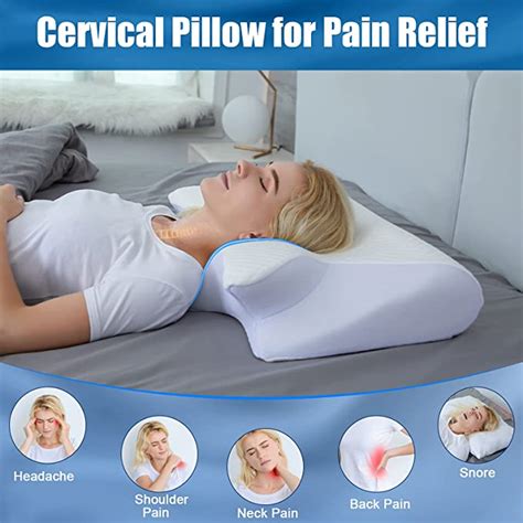 Homca Almohada Cervical De Espuma Viscoel Stica En Almohada