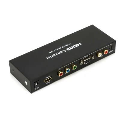 HDMI to Component Converter Box, HDMI input, Component output with AC ...