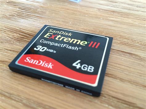 Sandisk Extreme Iii Compactflash Gb Gb Compactflash Memory Card