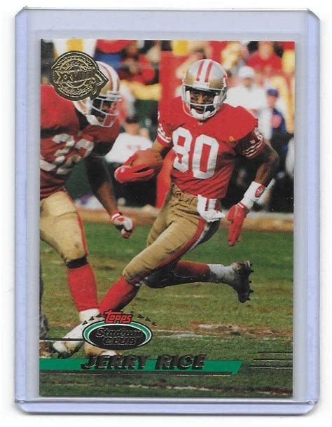 1993 Topps Stadium Club Super Team Jerry Rice Super Bowl Logo Card #232