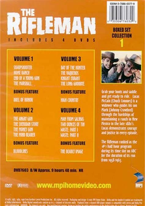 Rifleman, The: Boxed Set Collection 1 (DVD) | DVD Empire