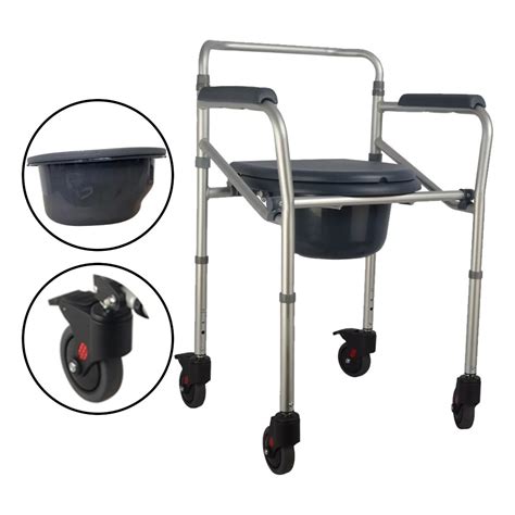 Cadeira De Banho Aluminio Higienica Adulto 100 Kg Hidrolight Shopee