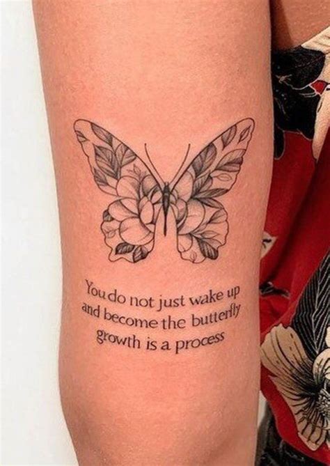 A Woman S Arm With A Butterfly Tattoo On It And The Quote You Do Not