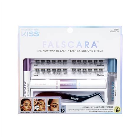 KISS Falscara Starter Kit Deluxe Lash Clusters Lengthening Wisps