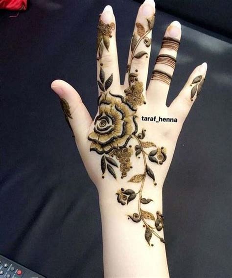 50 Most Attractive Rose Mehndi Designs To Try Wedandbeyond