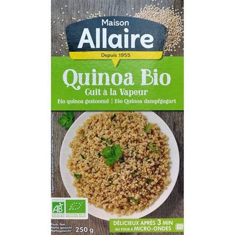 Quinoa Cuit La Vapeur Bio G Pas Cher Auchan Fr