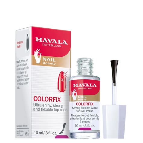 Mavala Colorfix Ultra Shiny Strong And Flexible Top Coat 10ml Lyskin