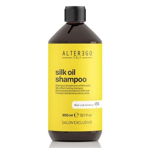 Alter Ego Italy Silk Oil Shampoo Szampon Wyg Adzaj Cy Nadaj Cy Efekt