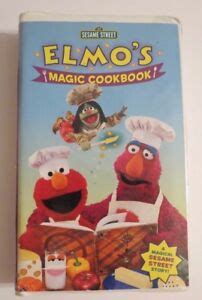 CTW SESAME STREET ELMO S MAGIC COOKBOOK VHS 2001 EMERIL CLAMSHELL