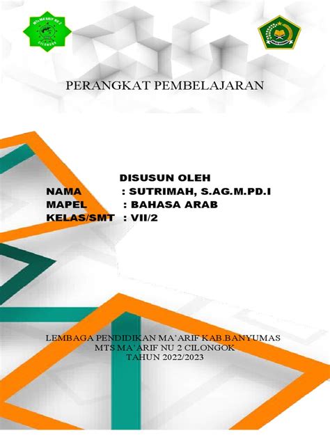 Cover Perangkat Pembelajaran 2 Pdf