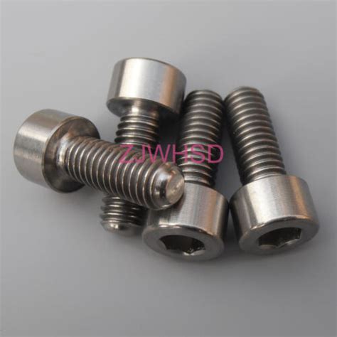 Pcs M X Titanium Ti Screw Bolt Allen Hex Socket Cap Head