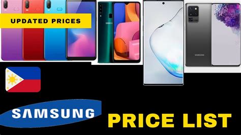 Samsung Phones Price List Sa Philippines Updated 2020 Brand New Prices Youtube