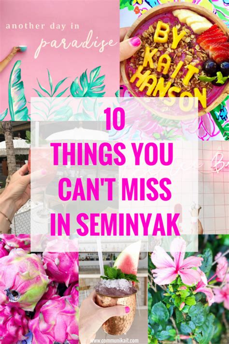 10 Things You Cant Miss In Seminyak Bali