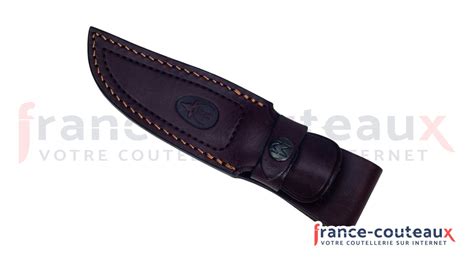 Couteau Muela Setter Micarta Avec Tui Cuir Noir