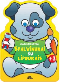 Spalvinukai Su Lipdukais Lapiukas