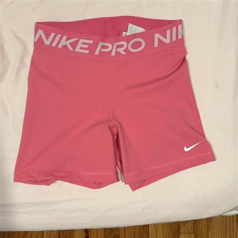 Pink Nike Pros Size Small Barely Worn Depop