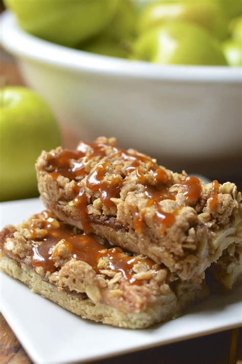 Gluten Free Salted Caramel Apple Pie Bars Virtually Homemade Gluten