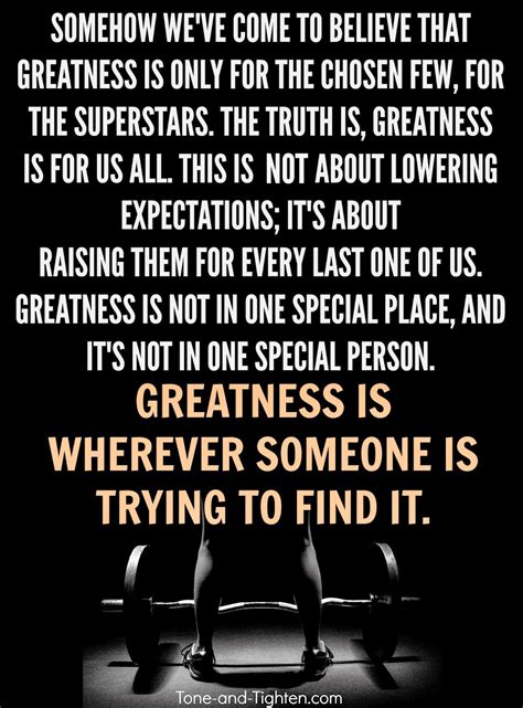 Fitness Motivation – Greatness is for everyone – Exercise Inspiration