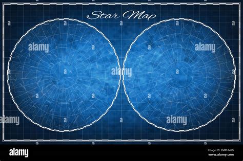 High Detailed Star Map With Names Of Constellations Stock Photo Alamy