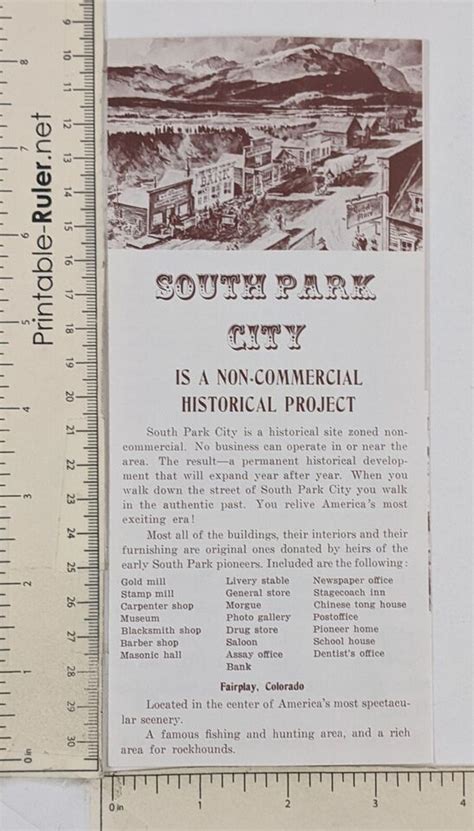 1950s Fairplay Colorado South Park City Old West Town Vintage Travel