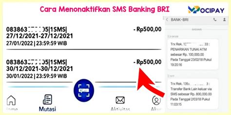 5 Cara Menonaktifkan SMS Banking BRI Dengan Mudah