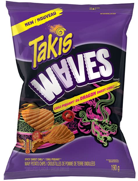 Buy TakisWaves Dragon Spicy Sweet Chili Wavy Potato Chips, Thick-Cut ...