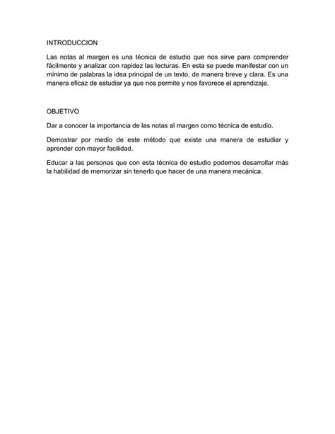 Las Notas Al Margen Word Pdf