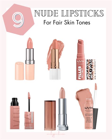 The Best Affordable Nude Lipsticks For Fair Skin Tones Lipstick For