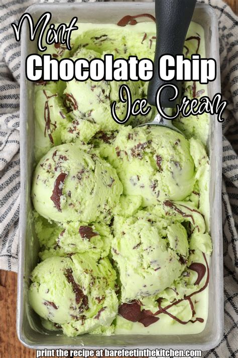 Mint Chocolate Chip Ice Cream Barefeet In The Kitchen