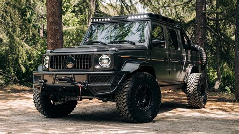 Pit26 Transforms The Mercedes Amg G63 Into A Rugged Overlanding Pickup Truck