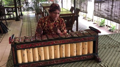 Slenthem The Traditional Instrument Of Java Yogyakarta Indonesia