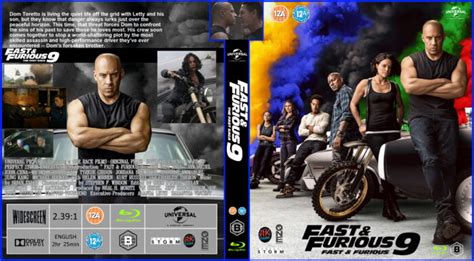 Fast And Furious 9 (2021) RB Custom bluray Label And Cover - DVDcover.Com