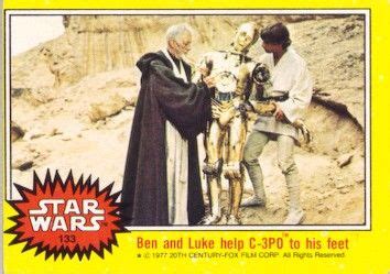 Ben And Luke Help C Po To His Feet Fantascienza