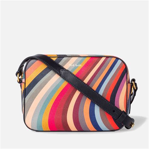 Paul Smith Swirl Leather Crossbody Bag