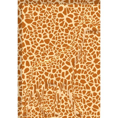 Giraffe print vector image | Free SVG