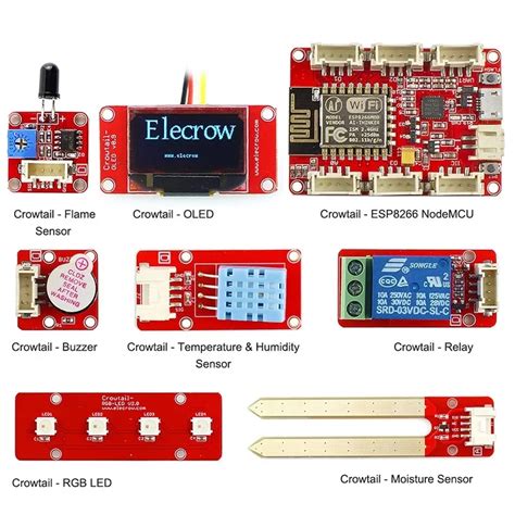 Esp8266 8 In 1 Iot Starter Kit With Learning Programming Codes Great