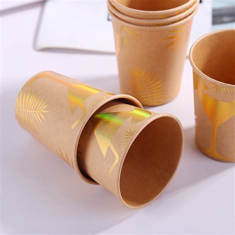 Kraft Paper Bronzing Paper Cup Wenzhou Mingyuan Import Export Co Ltd