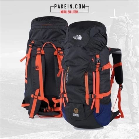 Jual Tas Gunung Tnf L Tas Carrier Bahan Cordura Tas Ransel Shopee