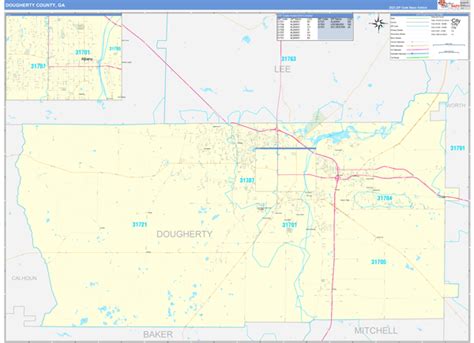 Maps of Dougherty County Georgia - marketmaps.com