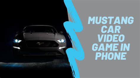 Ford GT Mustang Ultimate Car Driving Simulator 3D In Video Games Play