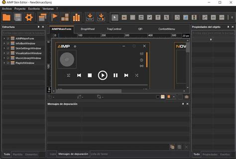 Diseña tus propias Skins de AIMP con este programa