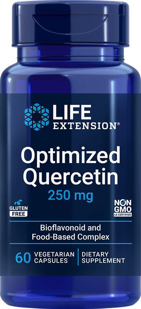 Optimized Quercetin 60 Vegetarian Capsules Life Extension